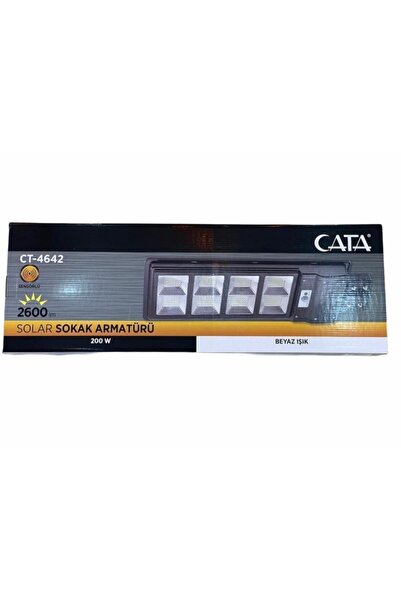 Cata Beyaz Solar Sokak Armatürü Işık Ct-4642 200w