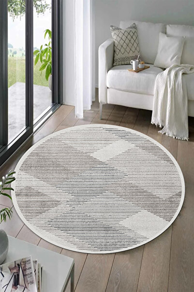 G&C HOME Dijital Kaymaz Yıkanabilir Modern Antre Ve Salon Halısı Yolluk