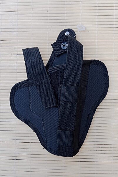 Burak Askeri Malzeme Sağ El Siyah Renk Çift Emniyetli Tam Kelebek Airsoft Pal...