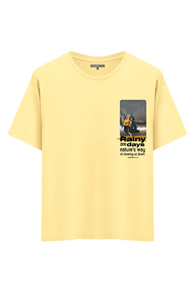 Mounte Bianca Unisex kišni dan - Oversize kroj T-shirt
