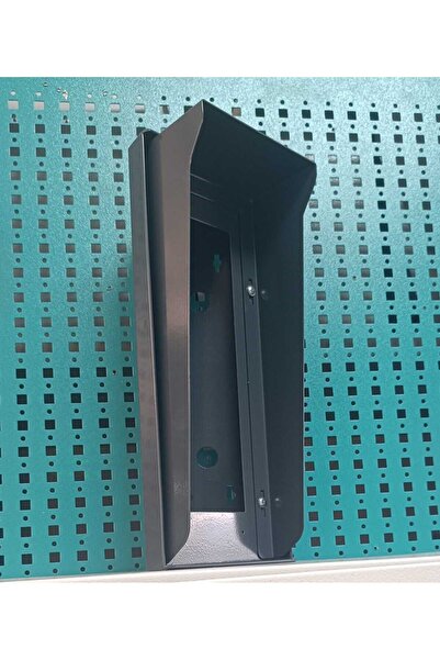 Acil Pano Diafon 15x35x16 Cm Açılı Zil Paneli 2,si 1 Arada Yağmurluklu Metal Yön Çevirme Ve Koruma Aparatı