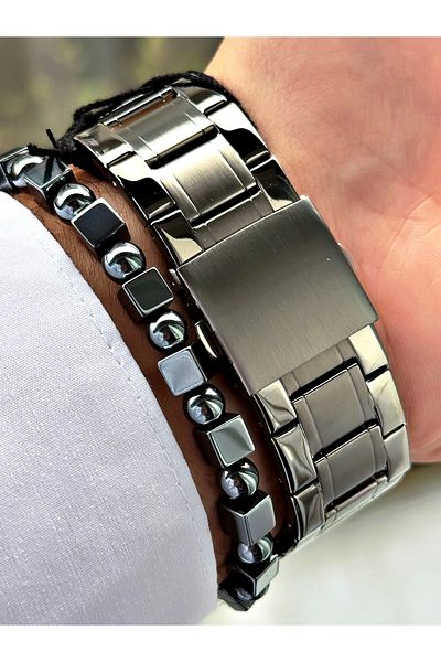 Ferrucci Men's Wristwatch - Function Fcf.03202Fm.05 Steel Cord