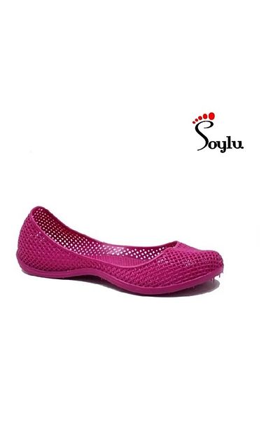 SOYLU Fuchsia Sea Shoes - Girl, Beach, Pool, Spa, Non-Slip Sole