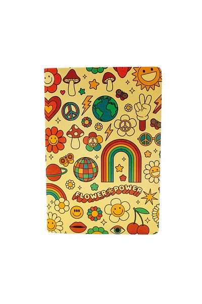PALTO TASARIM Floral Diary Design Notebook - Unlined Notebook A5