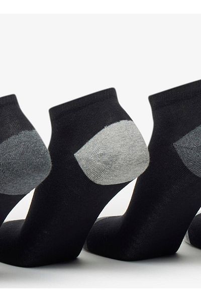 Duchini Solid Ankle Length Socks - Set of 5