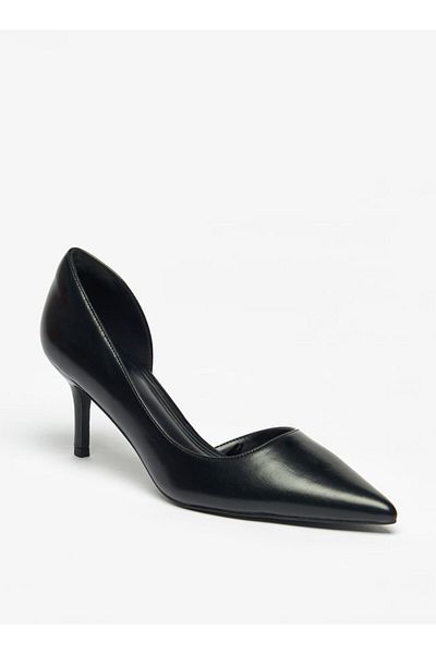 Celeste Women's Textured Slip-On Pumps with Stiletto Heels