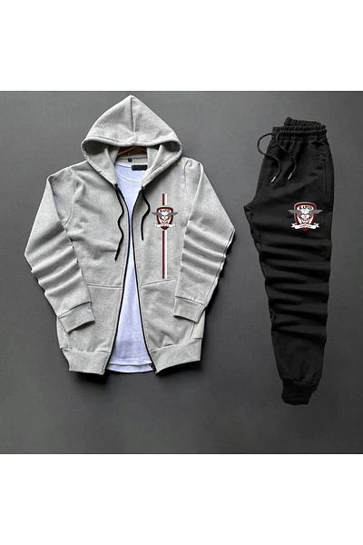 Pisa Art Rapid Bucharest - 3 Thread Zippered Jacket and Sweatpants Set