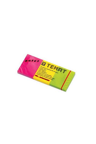 Temat (3 *50 *40 Mm) Note Paper 80 Sheets 3 Colors