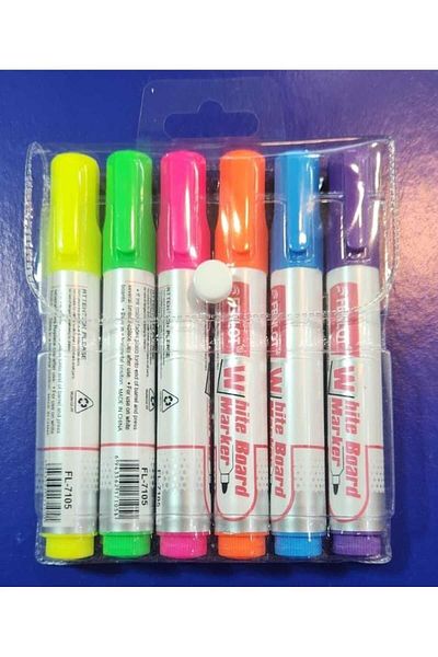 Linea Fenlot White Board Marker - 6 Color Color Marker