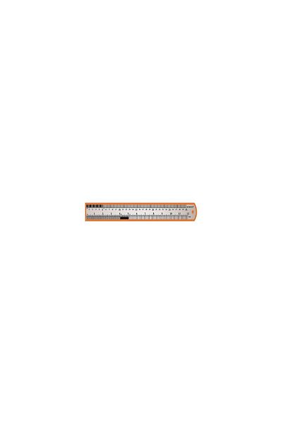 Rubenis Standard Steel Ruler Steel 30 Cm