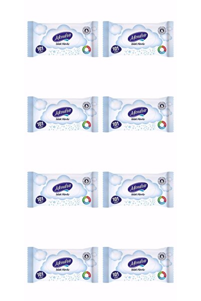 Mendiva Islak Havlu 101 Adet 8 Paket