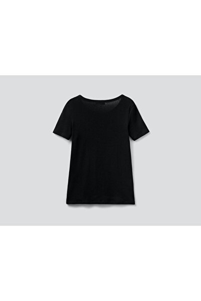 United Colors of Benetton Tricou de bază pentru femei cu scris - 312013 GA2E16A2-100