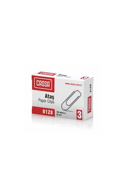 Cassa 8128 28mm Paper Clip Paper Clip 100 Pack