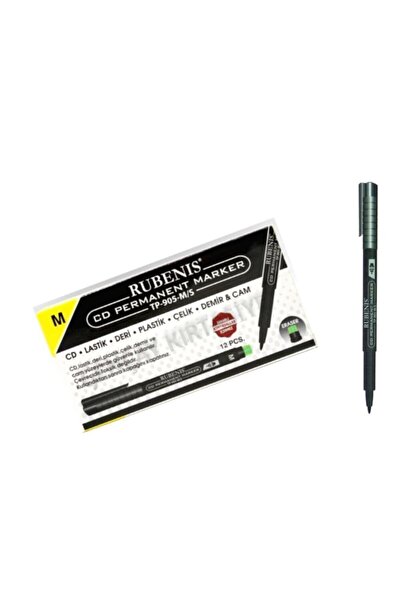 Rubenis Silgili Asetat Kalemi M Siyah