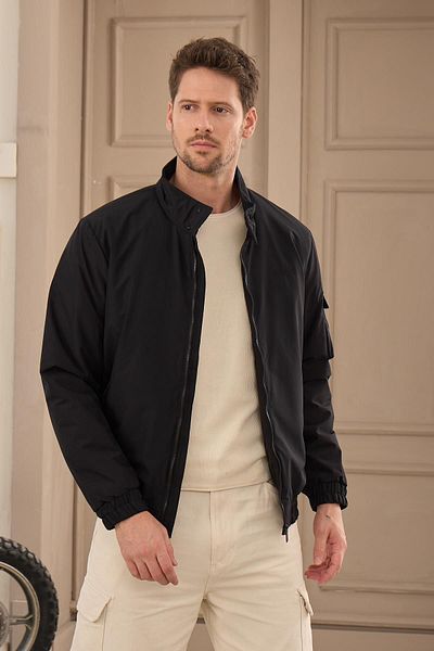 Danger Black Men's Waterproof Jacket Coat