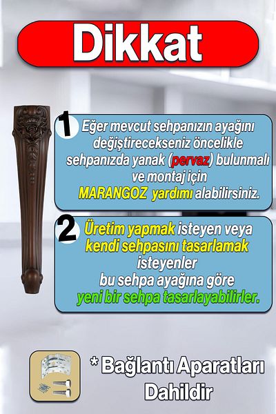 Badem10 Nehir Plastic 4 bucăți picioare măsuță de cafea 40 cm model lemn picioare mijlociu măsuță de cafea mobilă picioare mese