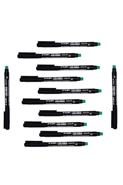 inox Non-Removal Acetate & CD Pen Black S 12 Pack