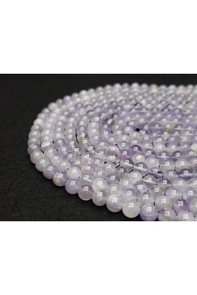 Yüksel Boncuk 8 mm Amethyst Natural Stone String
