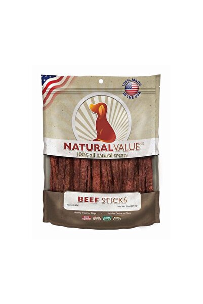 Loving Pets مكافآت الكلاب من أعواد لحم البقر ذات القيمة الطبيعية، 14 أونصة