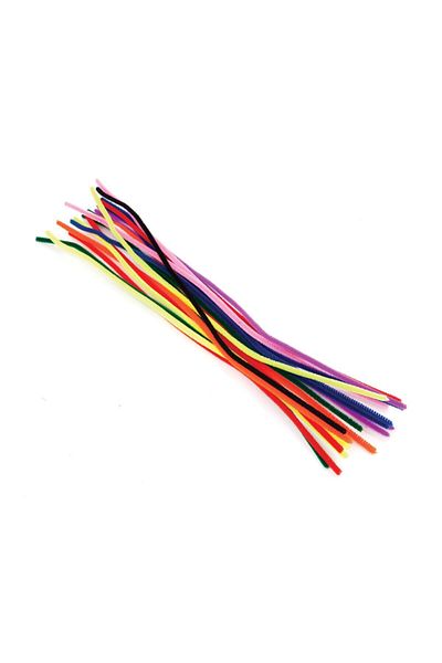 Viva Puti Chenille Colored Wire Mixed Color 30 Cm 25 Pieces in a Package