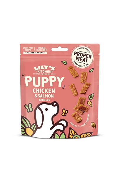 Lily's Kitchen Chicken And Salmon Nibbles Puppy Treats 70 g