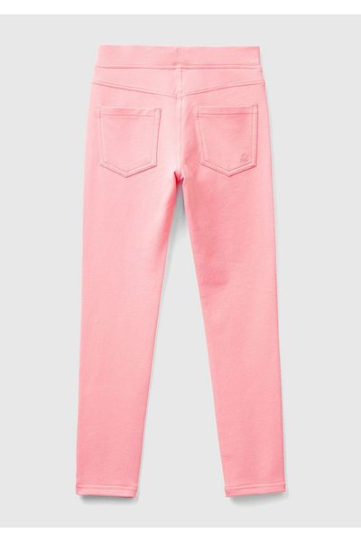 United Colors of Benetton Pink Girl 03z Ponte Jeggings
