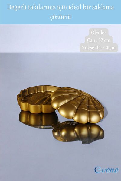 Evene Organizator de bijuterii de culoare aurie antică - Cutie de bijuterii și machiaj Model 16