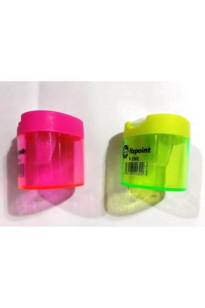 Mikro Double Opener Lid Large Chamber Durable Pen Shaving 2 Pieces