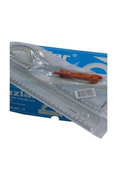 Yıldızlar Yayınları Drawing Set with Compasses 30 Cm. Code.019