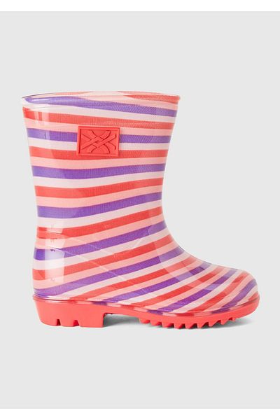United Colors of Benetton Red Rain Boots for Boy