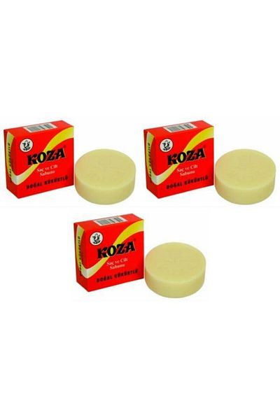 Koza صابون الكبريت الطبيعي 3 قطع