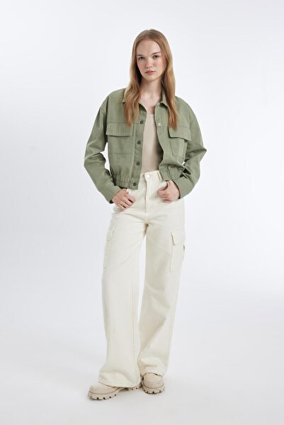 DeFacto Gabardine hosszú ujjú - inggalléros túlméretes ing