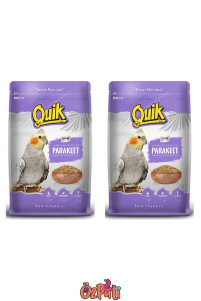 Quik Paraket Cennet Sultan Papağanı Yemi 750 Gr X 2 Adet