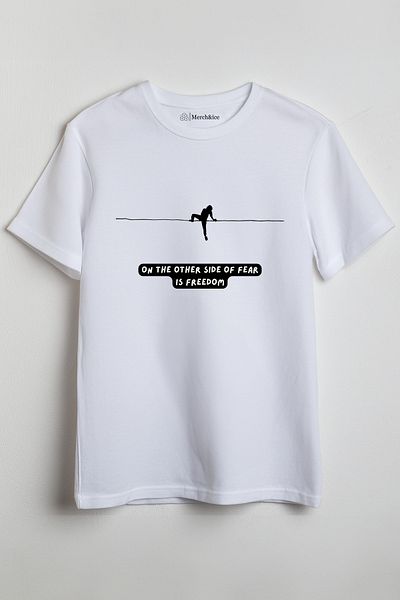 SM Satranç Medya Μπλουζάκι Unisex Fear - Μπροστινό τυπωμένο