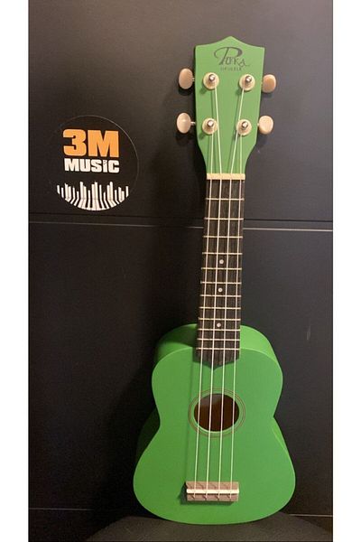 PUKA Θήκη και έγχορδα για Pk21 Green Soprano Ukulele