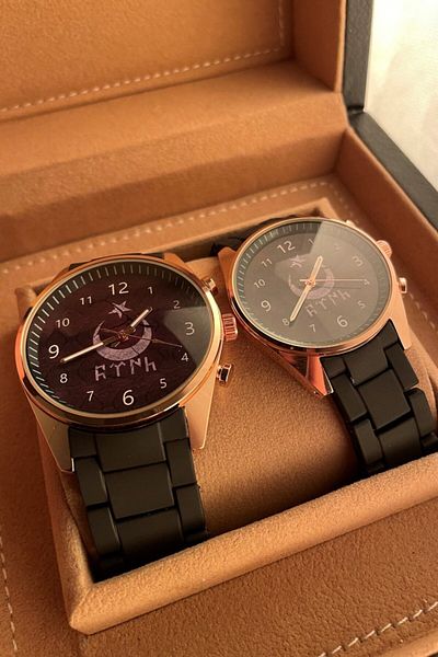 Leerybee Turkish Patterned Lover's Watches Couple Combination