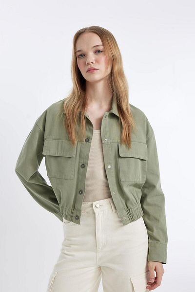 DeFacto Gabardine Long Sleeve - Košilový límec Oversize košile