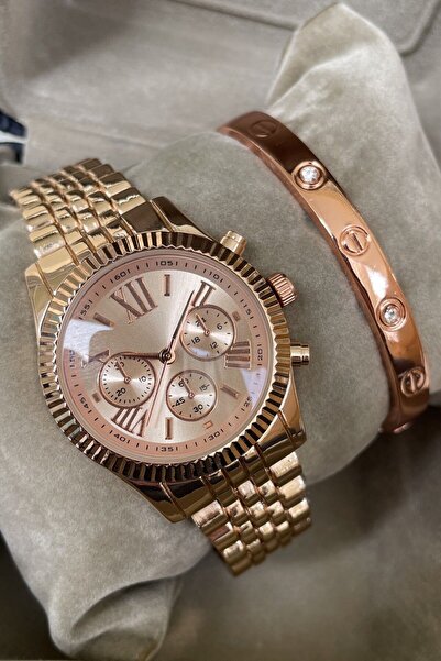 Leerybee Premium Wristwatch with Unisex Cariter Bracelet Gift Suitable for Everyone