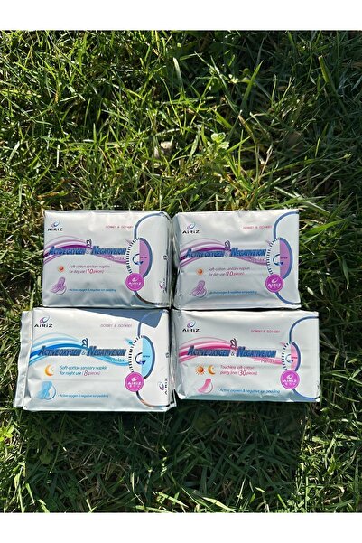 Tiens Airiz Hygienic Women's Pad 1 Pack of 30 Daily 1 Pack of 8 Night 2 Pack ...
