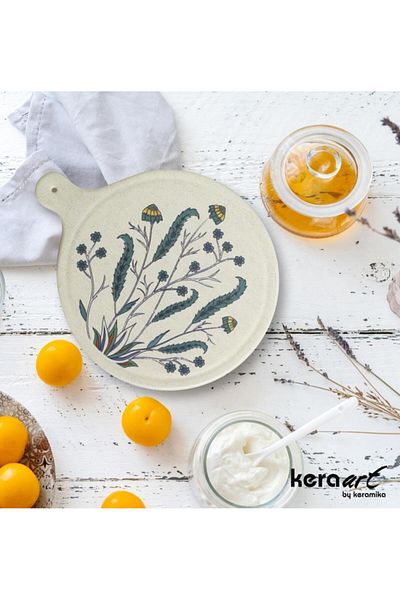 Keramika 26 cm Wide Set of 2 Cheese Plates