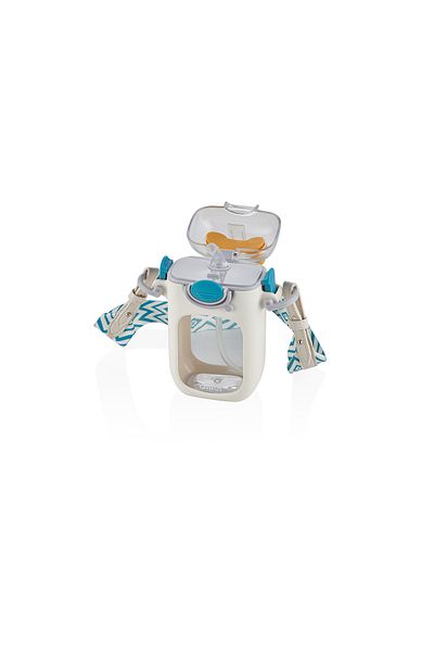 DILLER 400 ml White Tritan Flask - with Straw