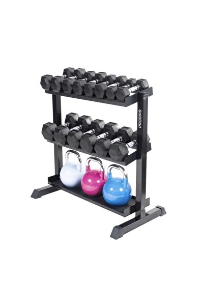 prodips Dambıl ve Kettlebell Depolama Standı 3 Katlı Ağırlık Sehpası