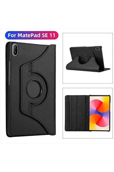 Rivor Huawei Matepad Se 11"İnç (2024) Tablet Kılıfı 360 Derece Dönen Standlı ...