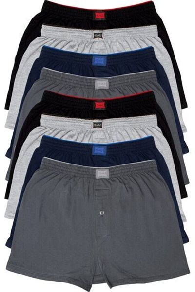NFG Ευκαιρία προϊόντος Tutku 8 Pack! 8 τεμάχια Tutku Πετσέτα μέσης χτενισμένη βαμβακερή μπόξερ μικτό χρώμα 100% βαμβάκι