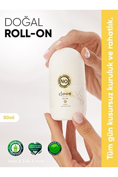clooe organics Clooe Doğal Koltuk Altı Roll On Unisex Ter Kokusu Önleyici (50...
