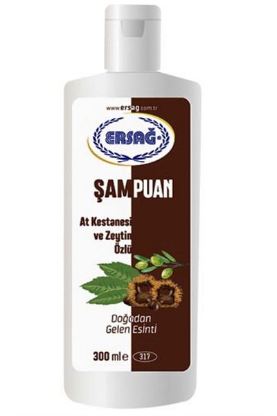 Ersağ 300 ml Chestnut and Olive Extract Shampoo