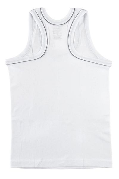 Tutku Lenjerie de corp Tricou pentru atlet băiat cu nervuri din bumbac