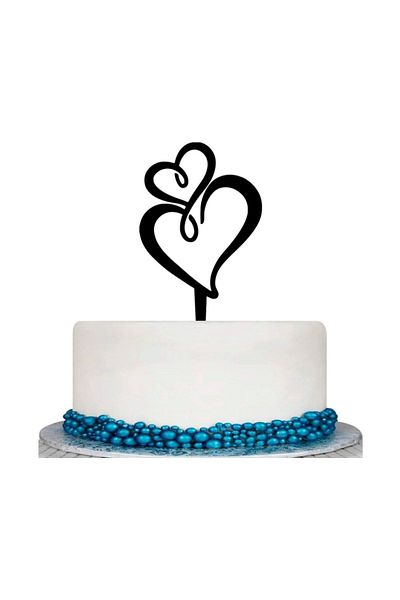 Maflen Hearts Cake Decoration