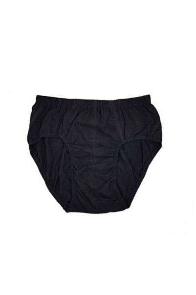 Seher Yıldızı Siyah %100 Pamuklu 5 Adet Erkek Slip Külot