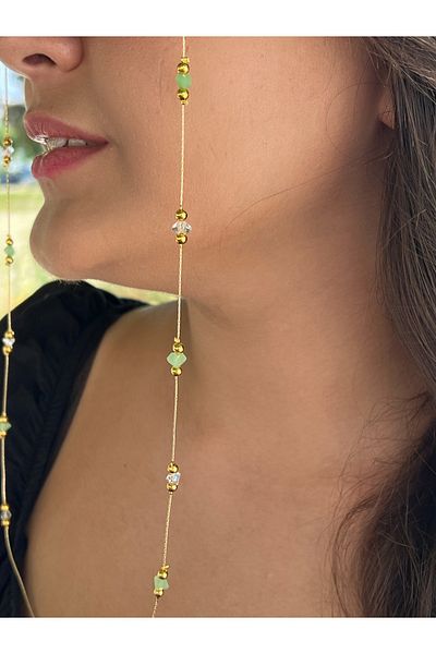 glasses accessory Bead Detailed Glasses Chain